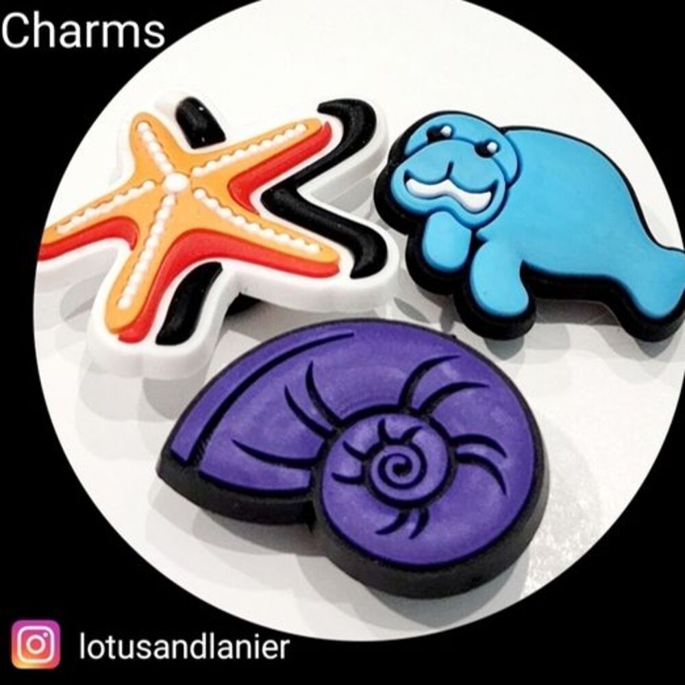Shoe Charms Sea Charms Set of 3 V1